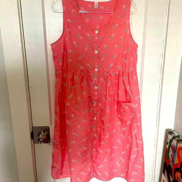 Pink Pineapple Dress G - Picture 1 of 6
